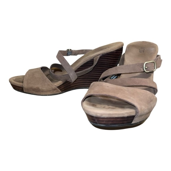 UGG Julita Black Platform Sandals – Size 7 - Picture 7 of 7